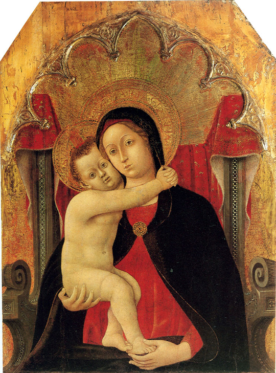 Domenico di Bartolo, Madonna and Child Enthroned