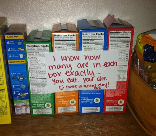 Girl Scout Cookie Counter by Passive Aggressive Notes