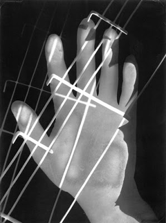 Fotogram Hands by László Moholy-Nagy