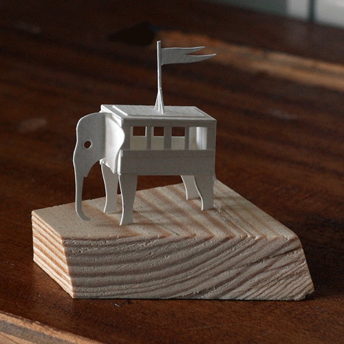 Elephant from Paperholm by Charles Young