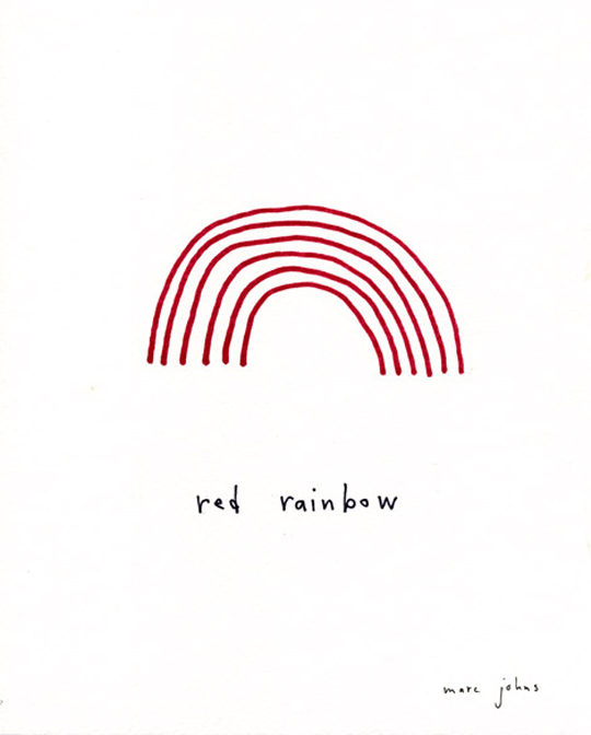 Red Rainbow by Marc Johns