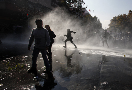 May Day march in Santiago, Chile, Wednesday, May 1, 2013. AP / Luis Hidalgo