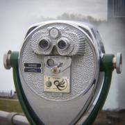Photo of a coin operated binocular  by Laura Chenault – Exploring Terrapin Point at Niagara Falls State Park