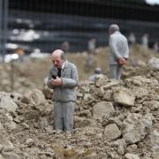 Follow the Leaders by Isaac Cordal