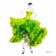 Lettuce Dress by Grace Ciao