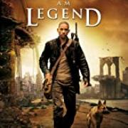 I Am Legend offical movie poster with Will Smith and his dog walking through a ruined landscape