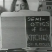 Semiotics of the Kitchen by Martha Rosler